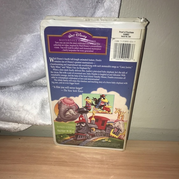 Dumbo (VHS - Walt Disney) vintage - Picture 2 of 3